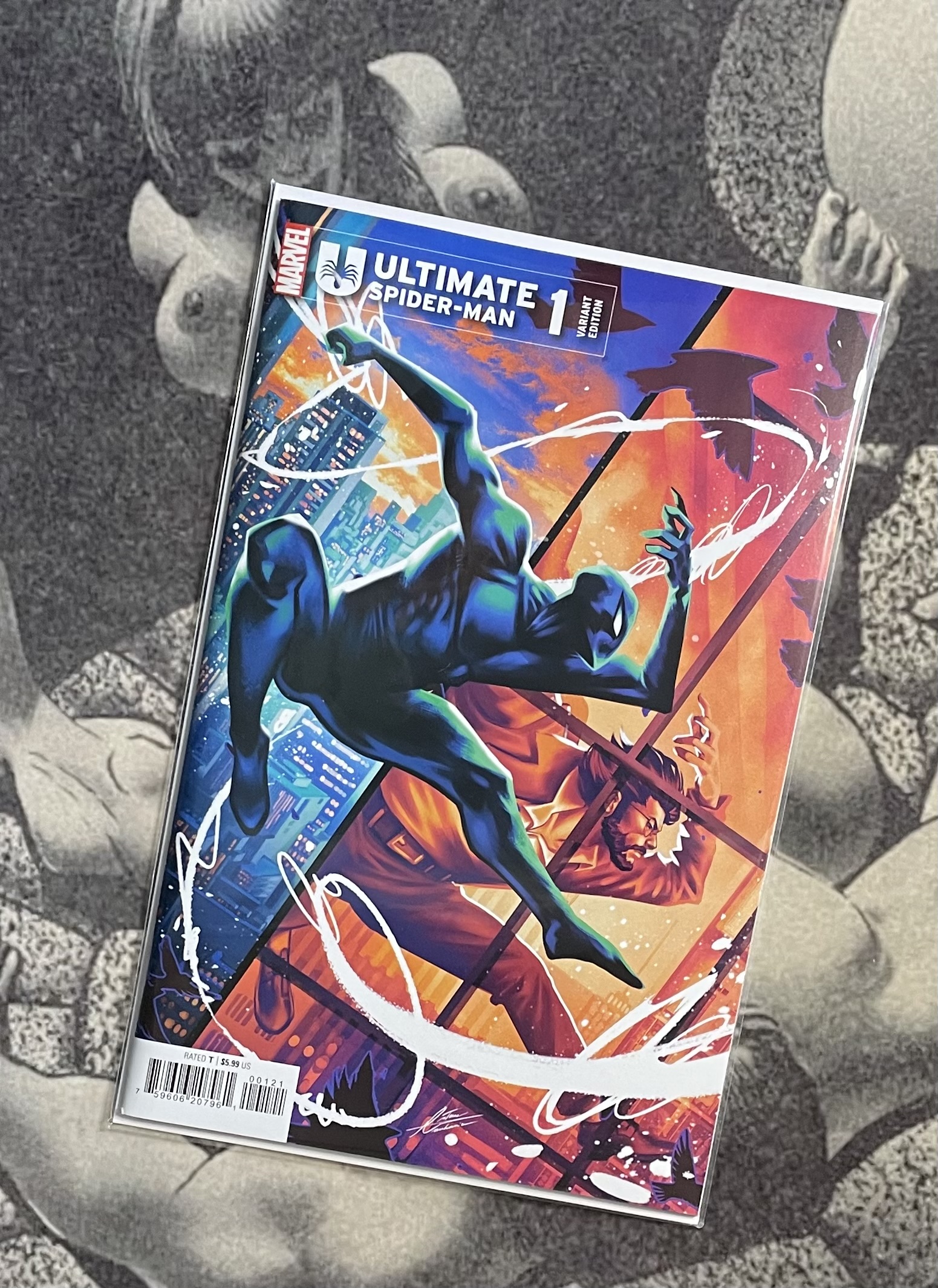 ULTIMATE SPIDER-MAN #1 Manhanini